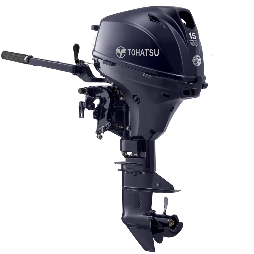 2025 Tohatsu 15 HP MFS15EEFL Outboard Motor
